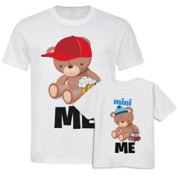 Kit di coppia: t-shirt papà + t-shirt bimbo Me e Mini Me! Orsetti!