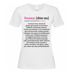 T-shirt Maglietta donna Definizione meravigliosa al femminile!