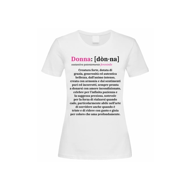 T-shirt Maglietta donna Definizione meravigliosa al femminile!
