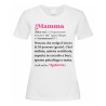 T-shirt Maglietta donna Mamma, Dizionario divertente, personalizzata con il tuo nome!